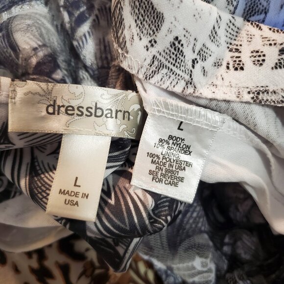 Vintage Dressbarn Lace Jem Sheer Layered Large Gothic Y2K Rocker Biker Tee - Picture 13 of 14